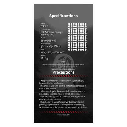 DSPIAE - Sponge Sanding Discs Set [Small] - ShokuninGunpla