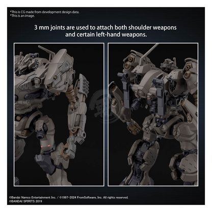 30MM Armored Core VI Fires of Rubicon RaD CC-2000 Orbiter Nightfall