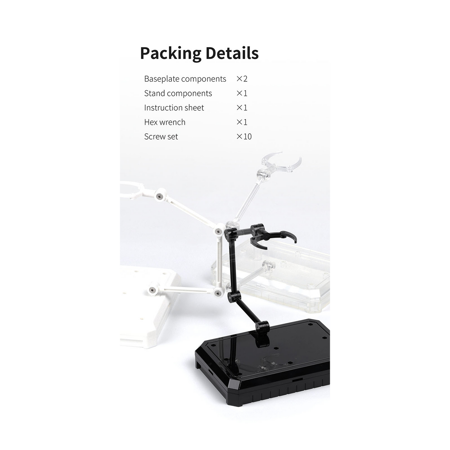 General Purpose Model Display Stand [Black]