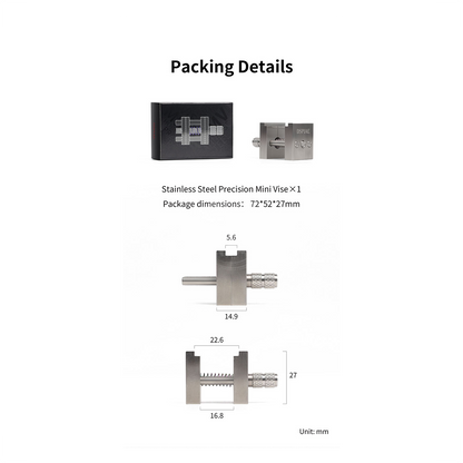 Stainless Steel Precision Mini Vise