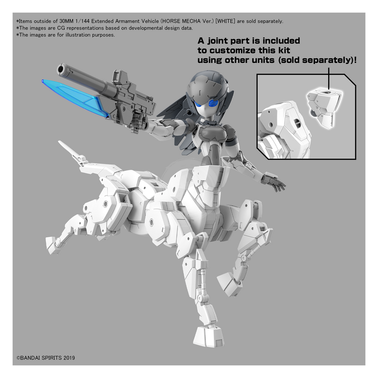 30MM Extended Armament Vehicle [Horse Mecha Ver.] [White]