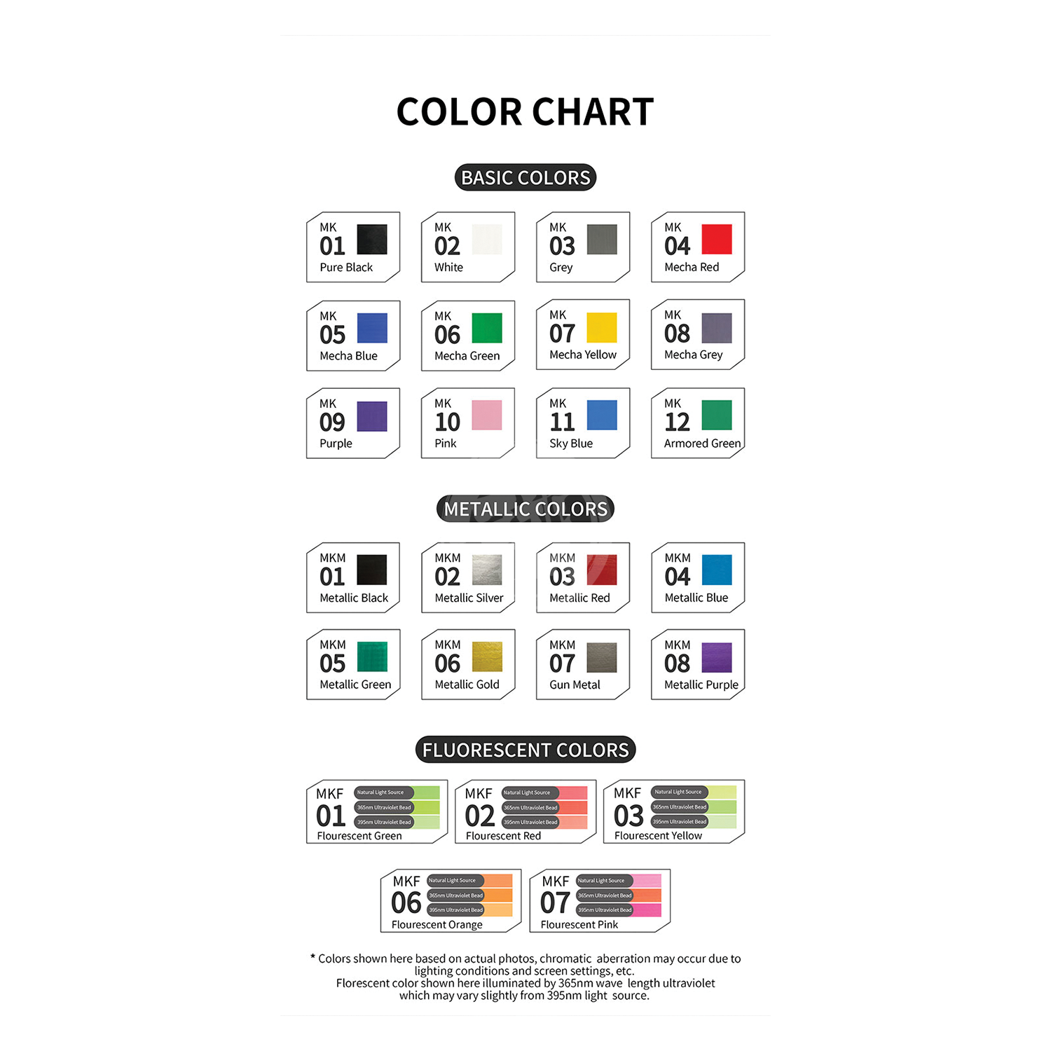 DSPIAE - MK/MKF Soft Tipped Markers (Basic and Fluorescent, 18 Colors)