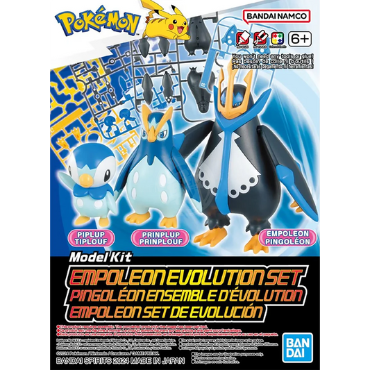 [Pokemon Plamo 06] Empoleon Evolution Set