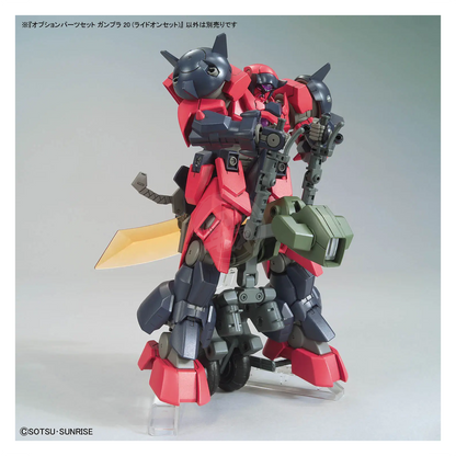 Bandai Gunpla Option Parts Set 20 Ride-On model kit with detailed plastic components and assembly parts.