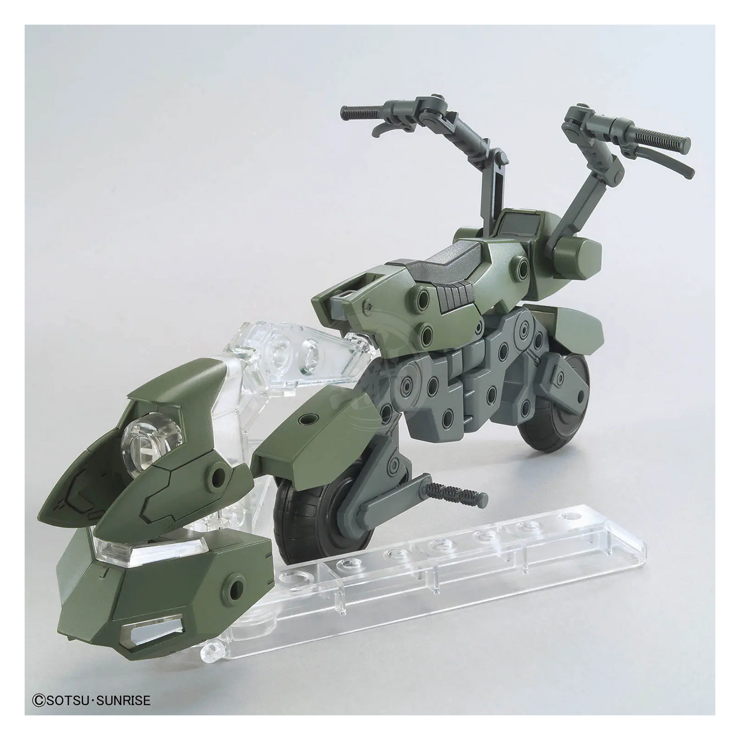Bandai Gunpla 20 Option Parts Set Ride-On model kit with detailed plastic components and vibrant colors.