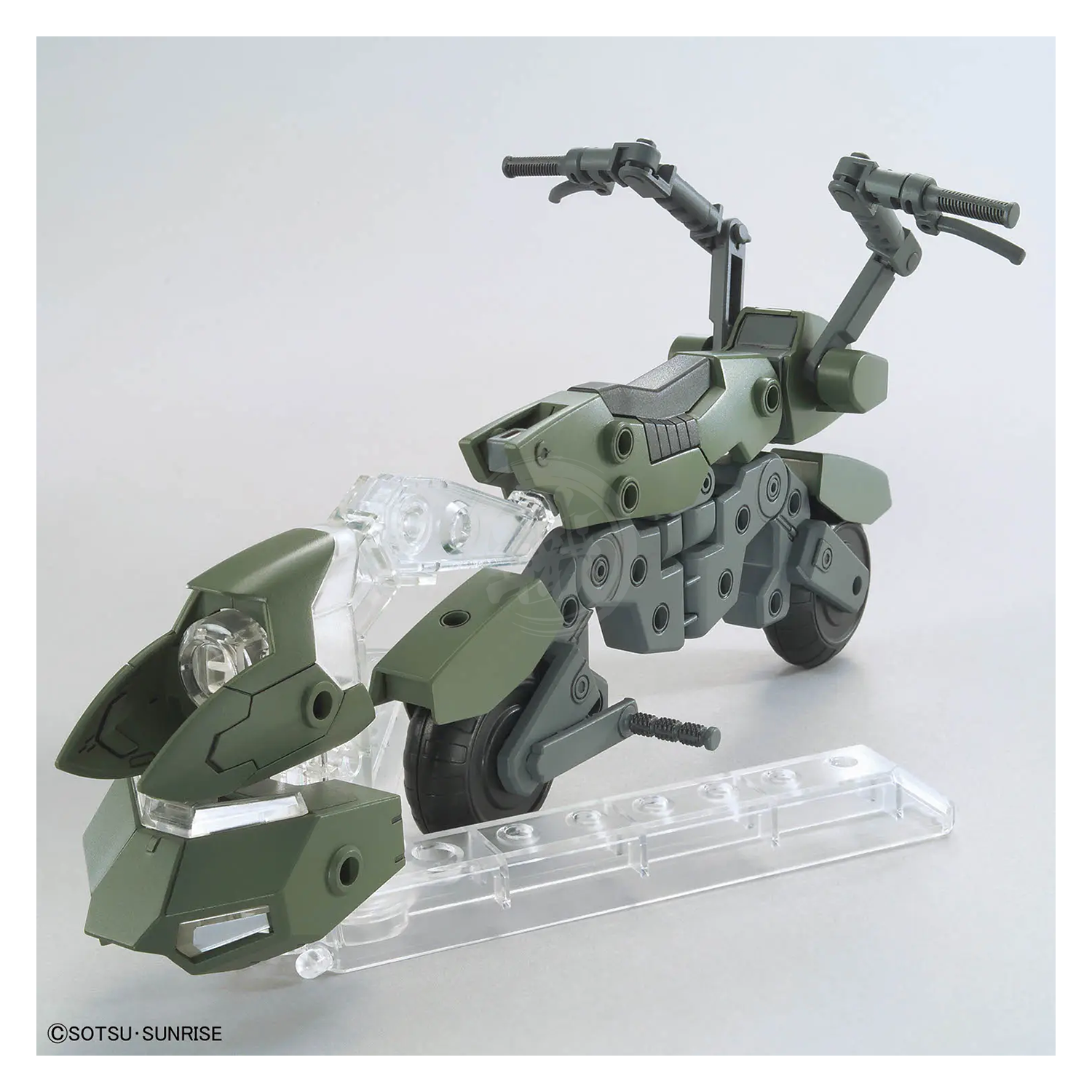 Bandai Gunpla 20 Option Parts Set Ride-On model kit with detailed plastic components and vibrant colors.