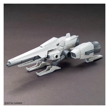 Bandai Gunpla Option Parts Set 20 Ride-On model kit with various detailed plastic components, assembled and painted for display.