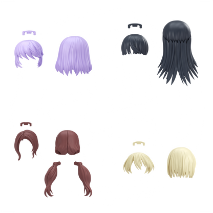 30MS Hair Style Parts [Vol.12] Full Set - ShokuninGunpla