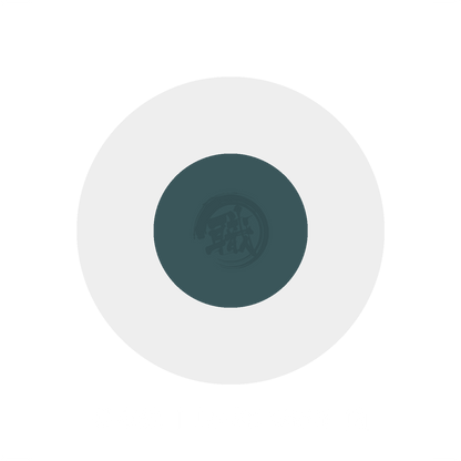 Dark grey GSI Creos paint in a container, ideal for model and hobby painting projects.