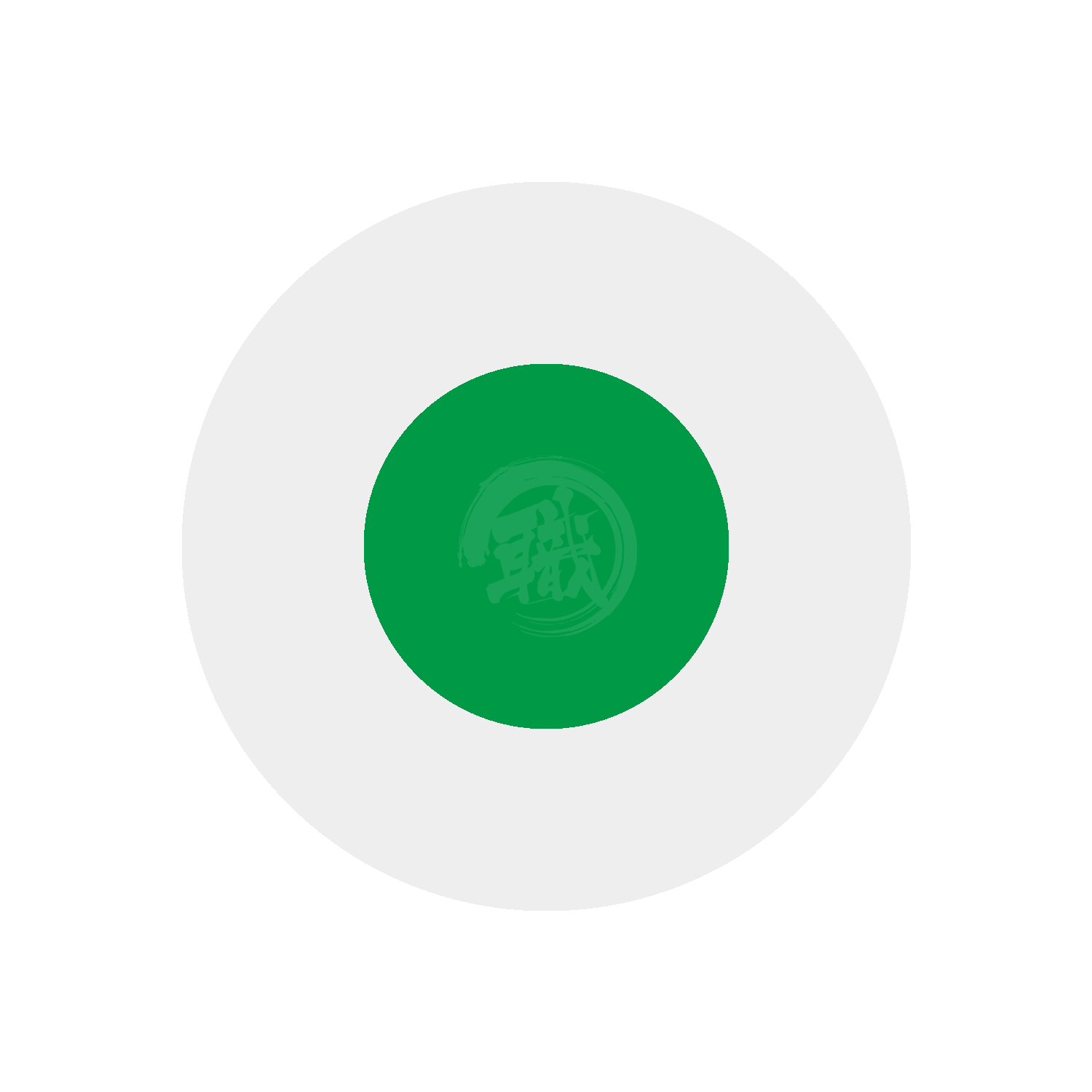 Bright green GSI Creos paint in a container with a vibrant, smooth application, showcasing the vivid color and quality.