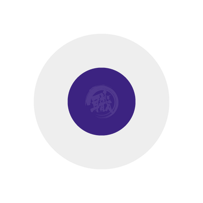 Purple GSI Creos paint in a container, showing the vibrant color and label, suitable for artistic or decorative projects.
