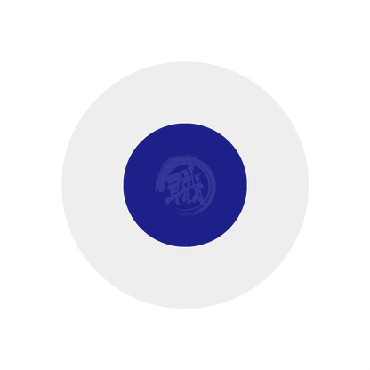 Cobalt blue GSI Creos paint in a container, showcasing vibrant blue color for artistic and decorative projects.