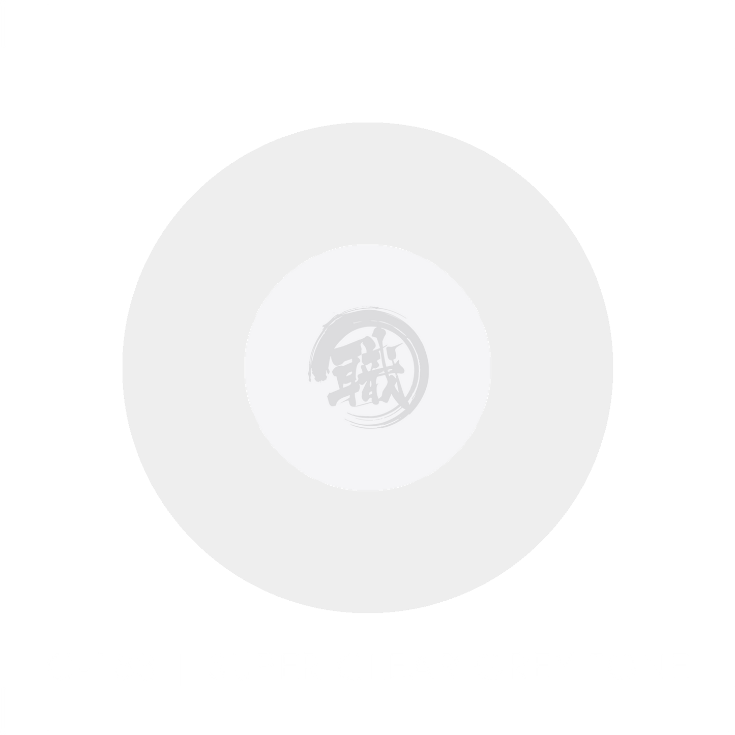 Close-up of GSI Creos Super Clear Grey Tone paint swatch showing smooth, semi-transparent grey paint texture