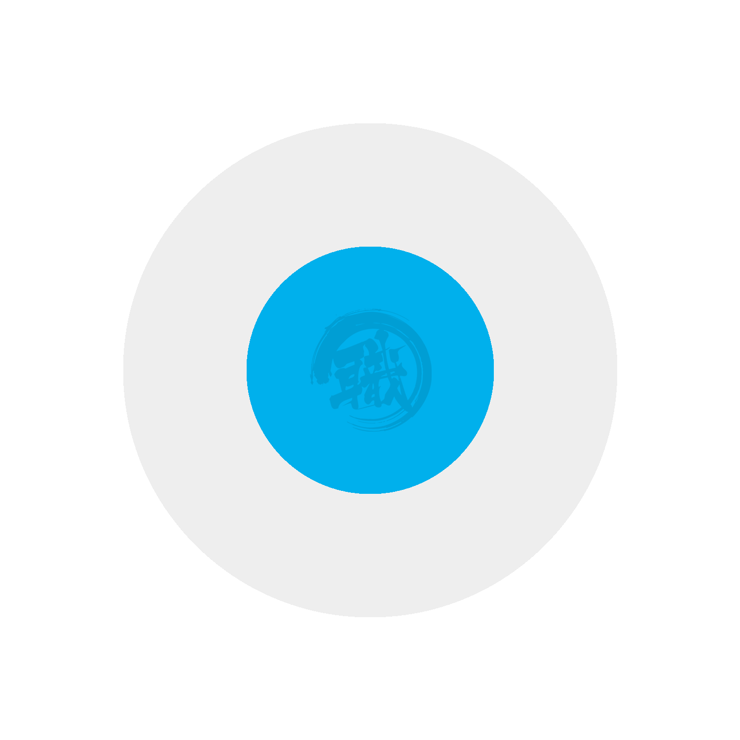 Light blue GSI Creos paint swatch label C323, showcasing a soft, pastel blue color sample for artistic and crafting projects.