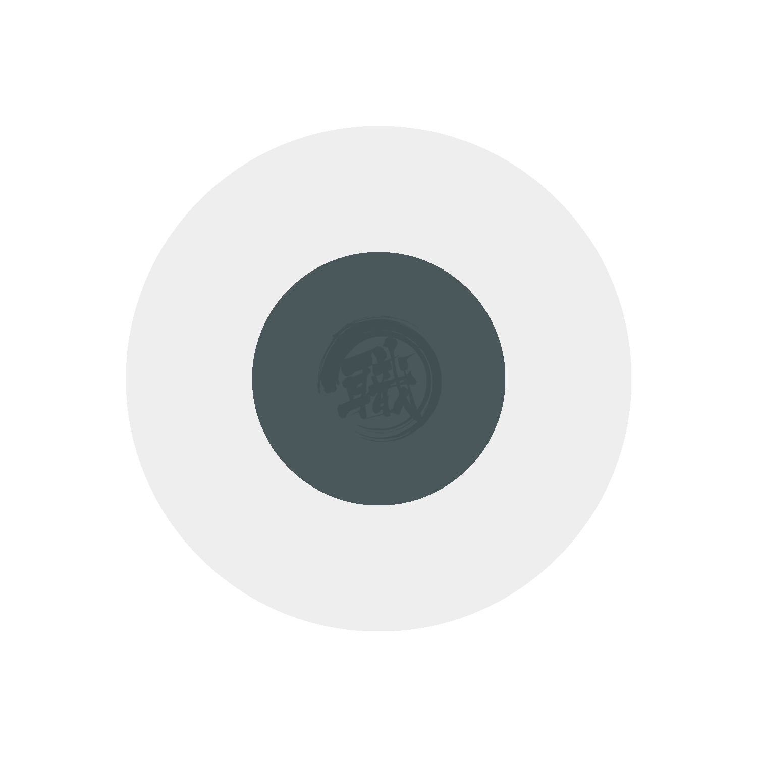 Dark Seagrey BS381C/638 GSI Creos paint swatch showing a deep, muted seagrey color on a smooth surface.