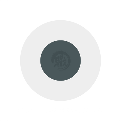 Dark Seagrey BS381C/638 GSI Creos paint swatch showing a deep, muted seagrey color on a smooth surface.
