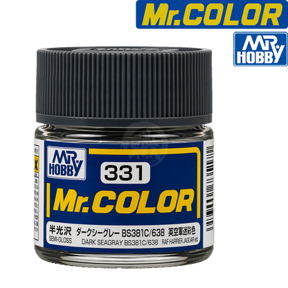 Dark Seagrey BS381C/638 paint by GSI Creos, showcasing a rich, deep seagrey color suitable for various painting projects.