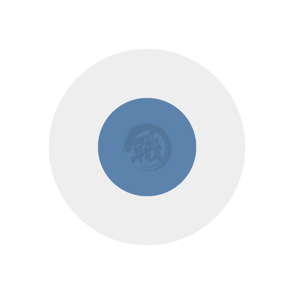 Azure Blue GSI Creos paint in a can, showcasing vibrant blue color suitable for various painting projects.
