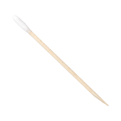 GSI Creos Mr.Cotton Swab with wooden stick, coloring tool for arts and crafts, shown with cotton tips on a white background.