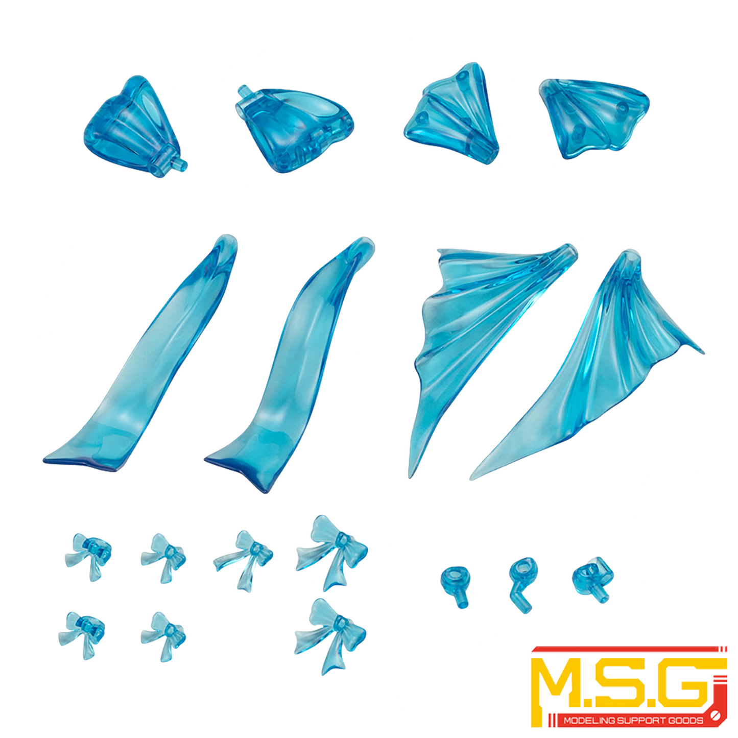 Dress Up Parts Cute Ribbon Set [Sky Blue Ver.] - ShokuninGunpla