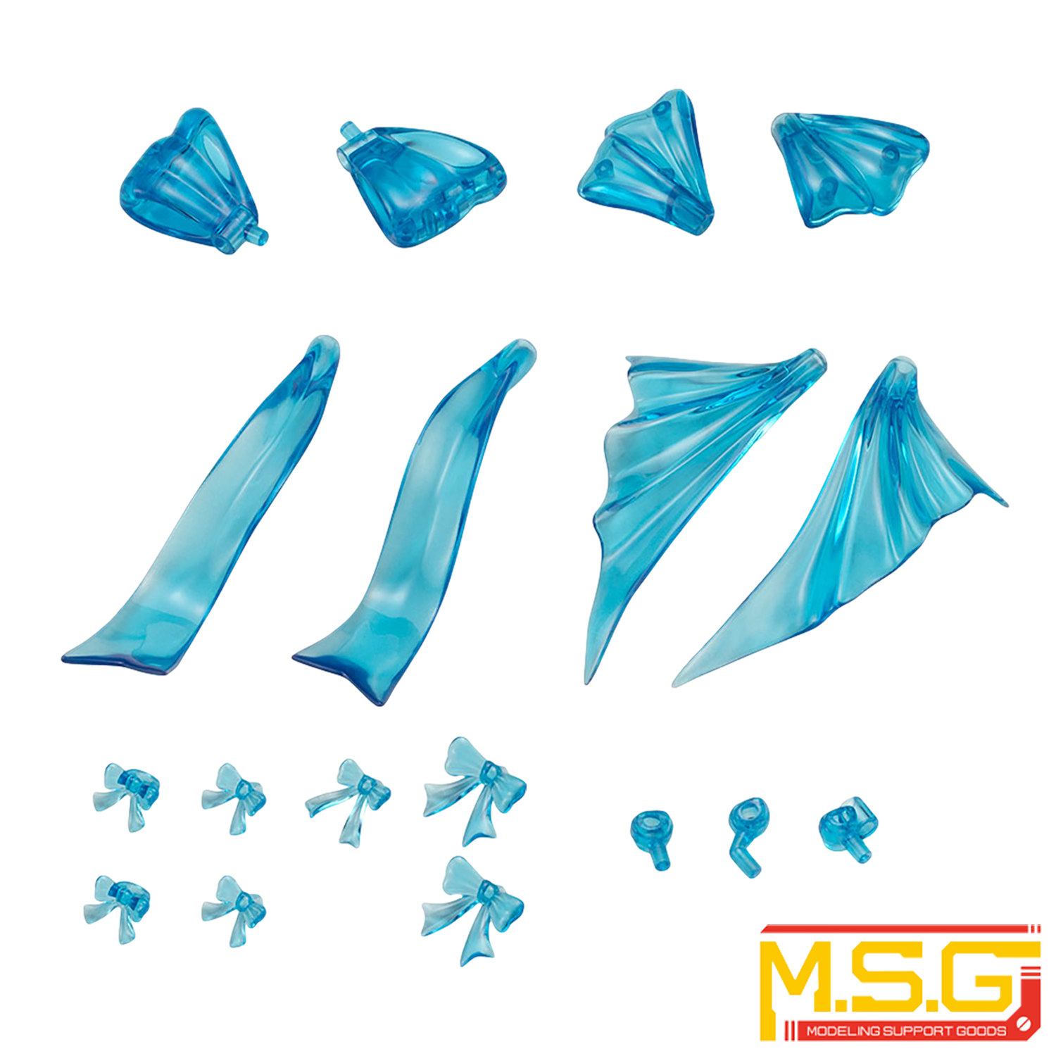 Dress Up Parts Cute Ribbon Set [Sky Blue Ver.] - ShokuninGunpla