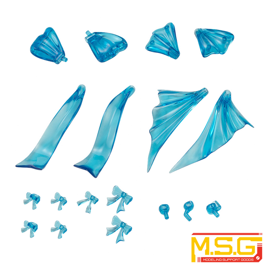 Dress Up Parts Cute Ribbon Set [Sky Blue Ver.] - ShokuninGunpla