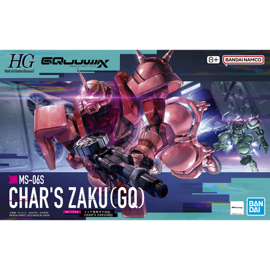 HG Char's Zaku [GQ] - ShokuninGunpla
