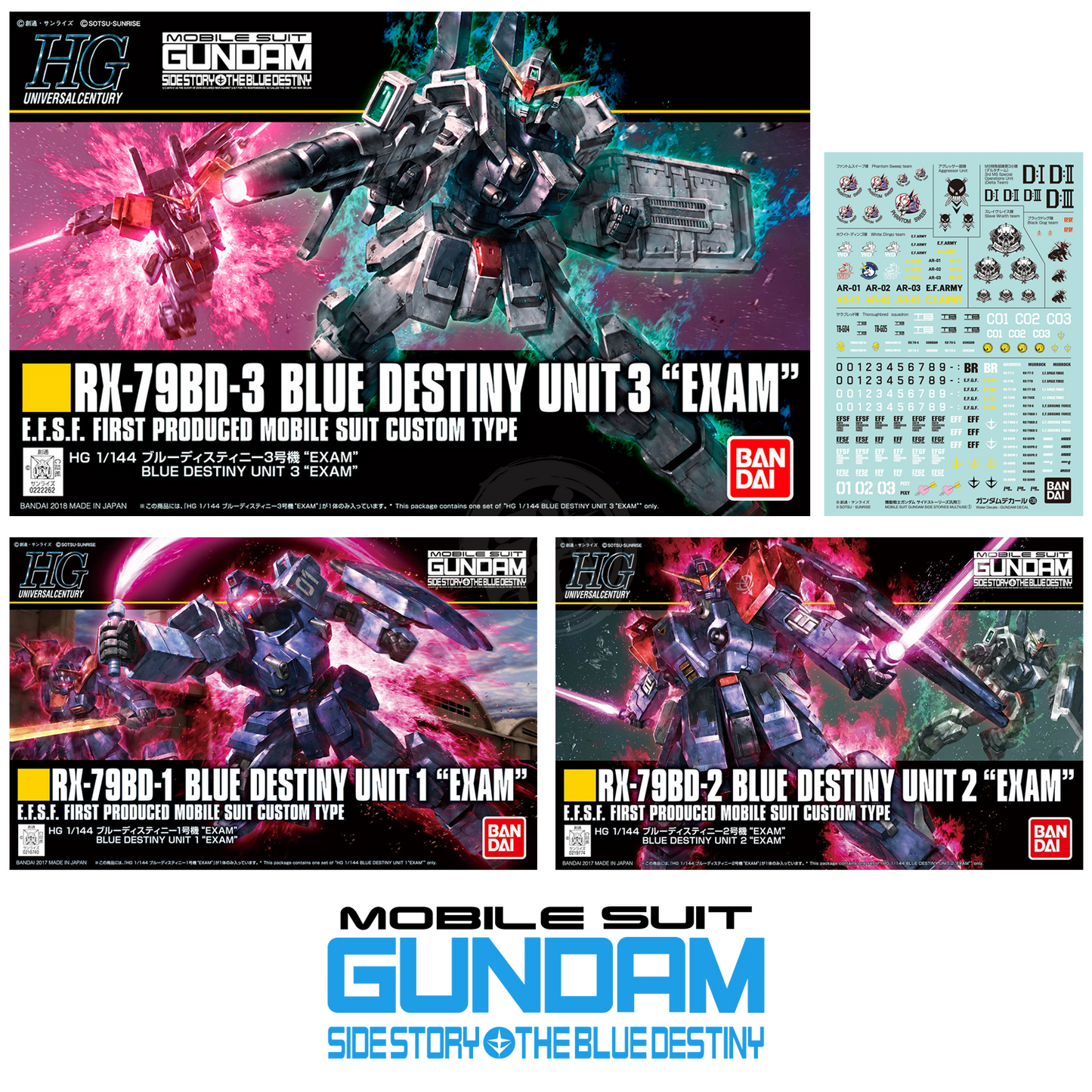 HG Blue Destiny Bundle