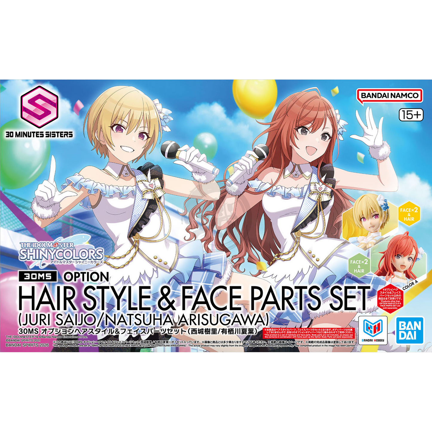 30MS Hair Style & Face Parts Set [Juri Saijo / Natsuha Arisugawa]