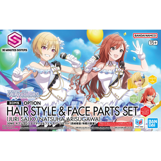 30MS Hair Style & Face Parts Set [Juri Saijo / Natsuha Arisugawa]