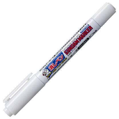 GSI Creos Gundam Marker Erasure Pen [Twin Type] for precise coloring and touch-ups on model kits and Gundam figures.