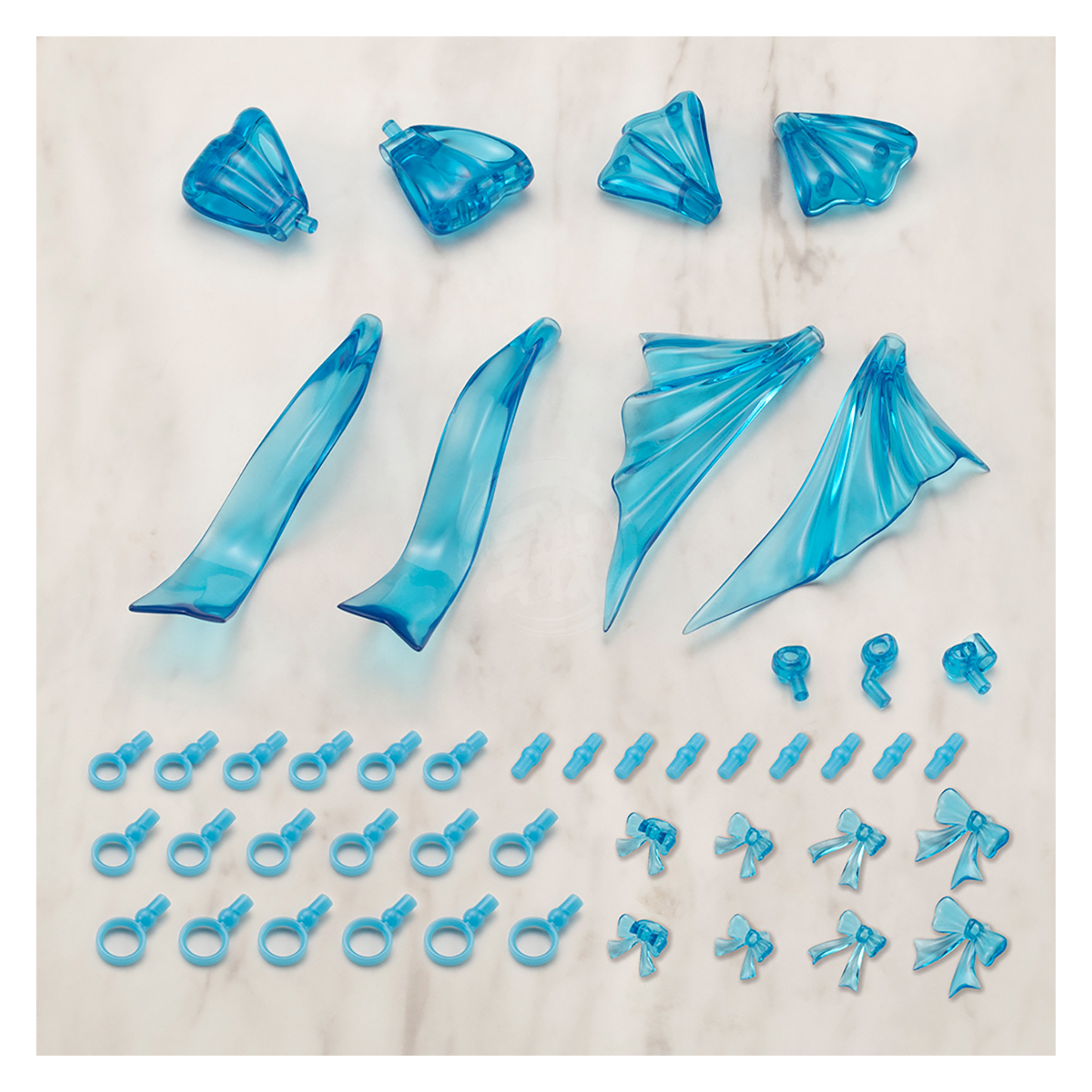 Dress Up Parts Cute Ribbon Set [Sky Blue Ver.] - ShokuninGunpla
