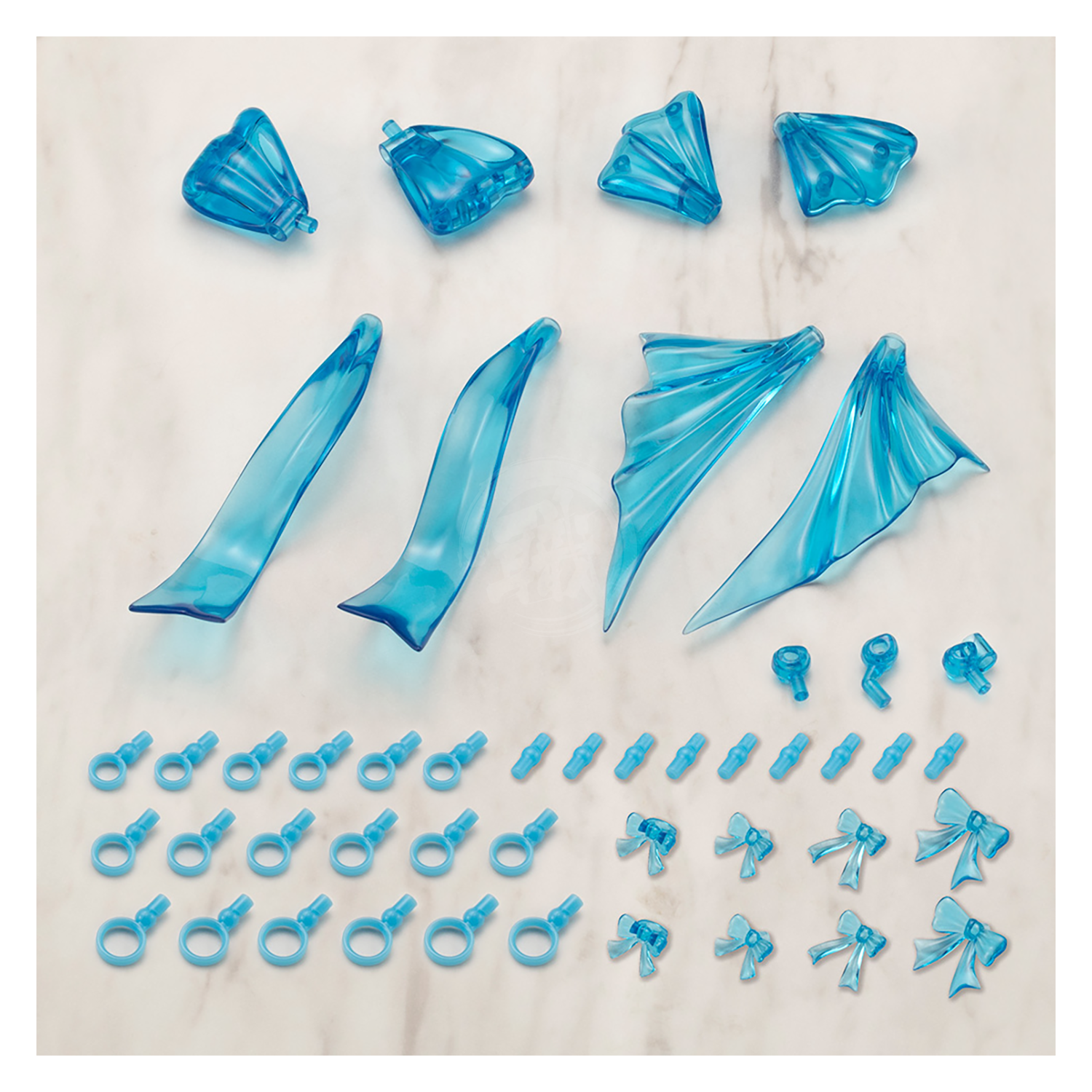 Dress Up Parts Cute Ribbon Set [Sky Blue Ver.] - ShokuninGunpla