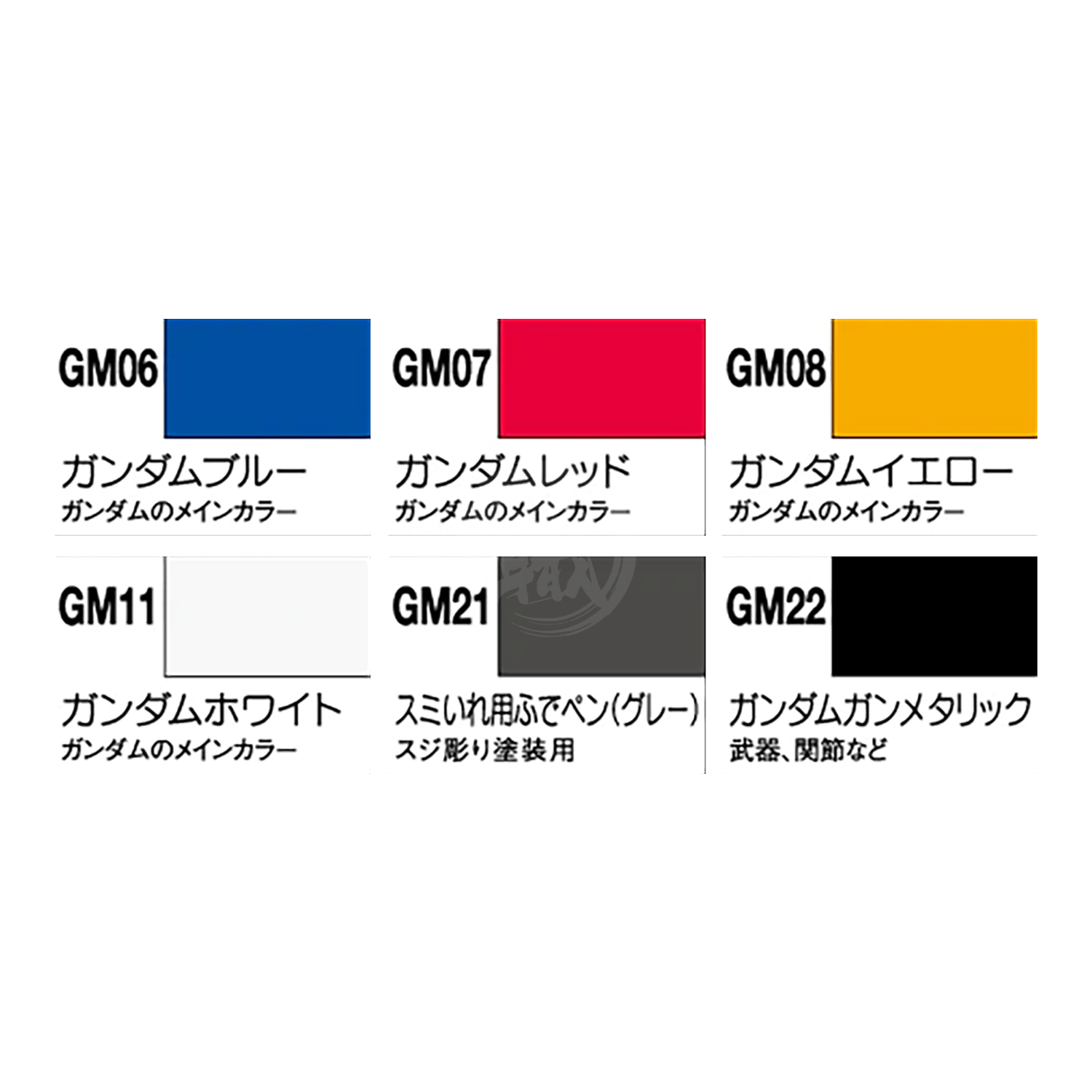 GSI Creos - [MS105] Gundam Marker Basic Set - ShokuninGunpla