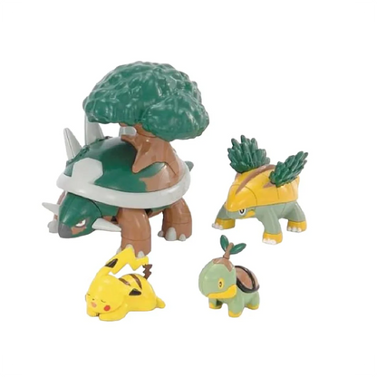 [Pokemon Plamo 08] Torterra Evolution Set