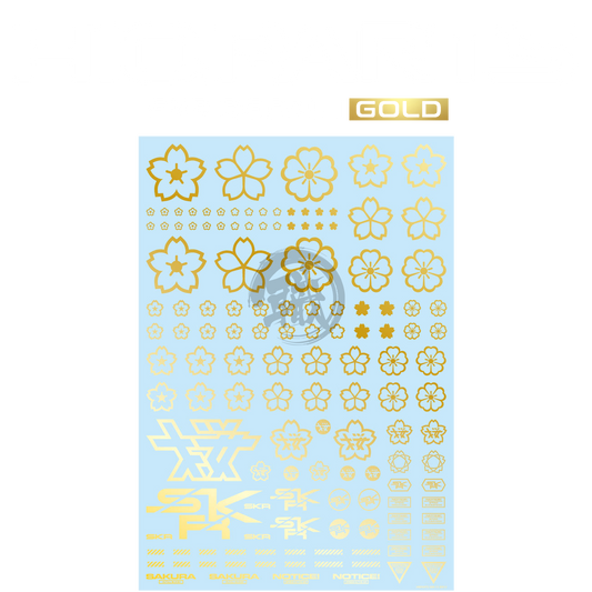 HIQParts - SKR Decal [Gold] - ShokuninGunpla