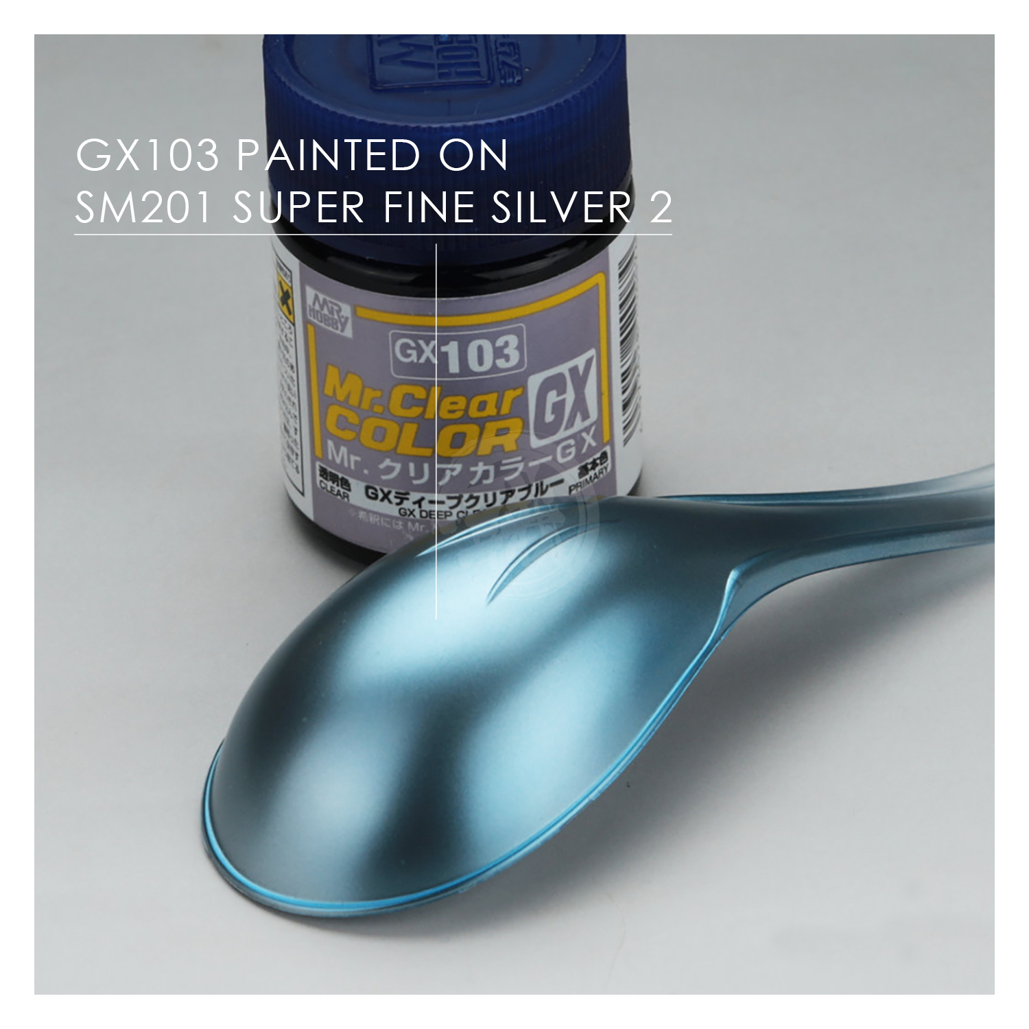 Gunze GX-103 Mr. Clear Color GX – Deep Clear Blue 18ml – Vernis Bleu Transparent
