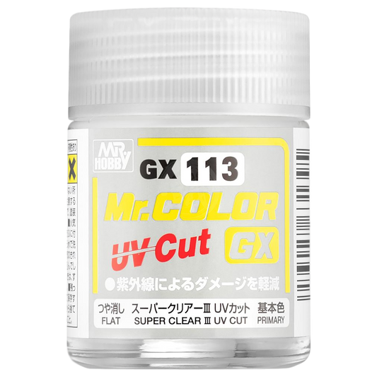 [GX113] Super Clear III UV Cut [Flat]