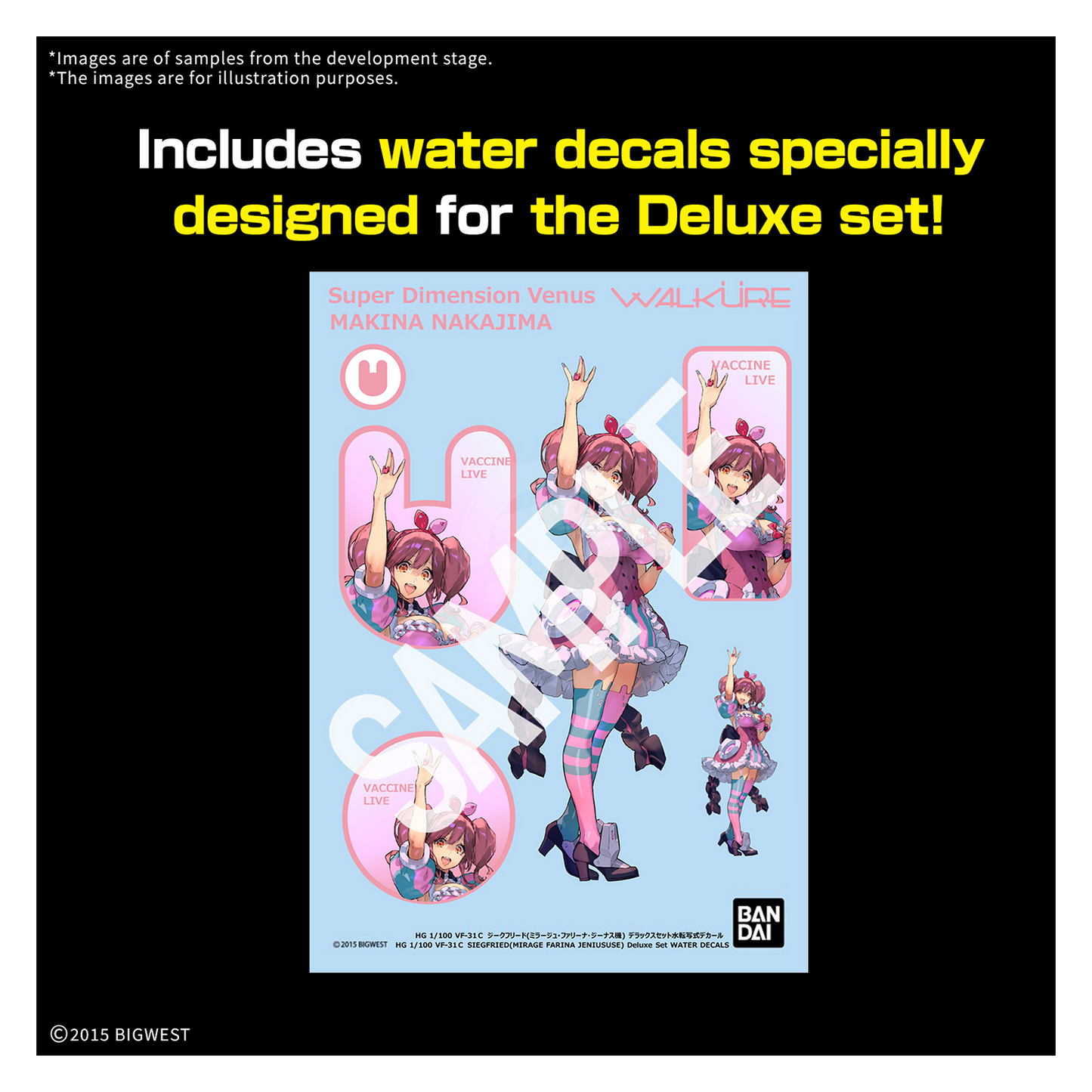 HG VF-31C Siegfried [Mirage Farina Jenius Custom] [Deluxe Set] [Preorder Q4 2025] - ShokuninGunpla