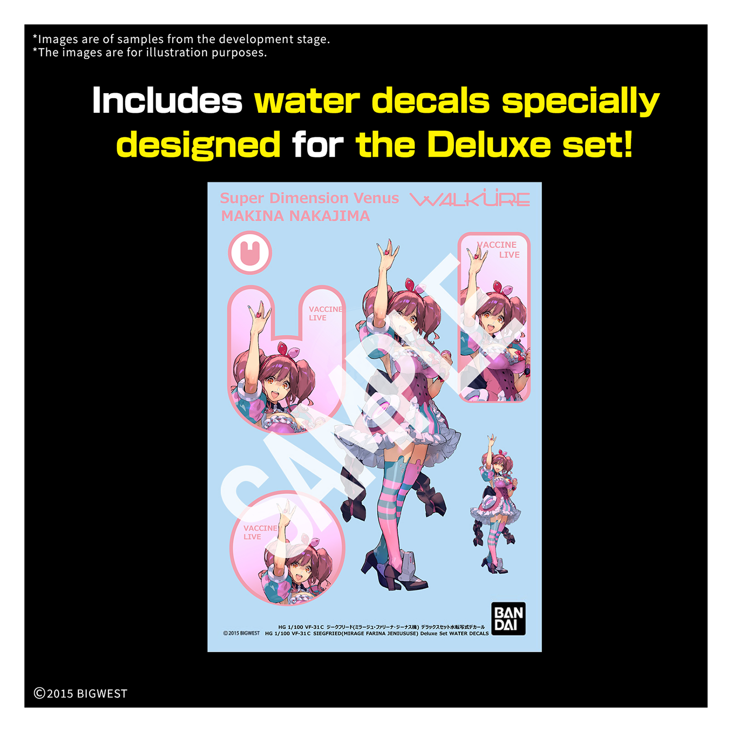 HG VF-31C Siegfried [Mirage Farina Jenius Custom] [Deluxe Set] [Preorder Q4 2025] - ShokuninGunpla