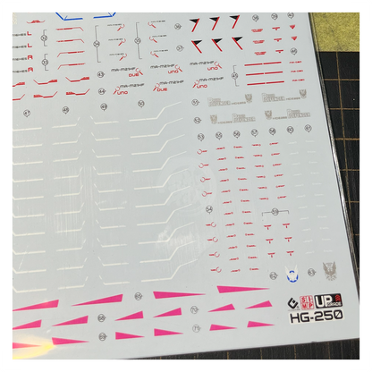 HG Mighty Strike Freedom Gundam Waterslide Decals [UV]