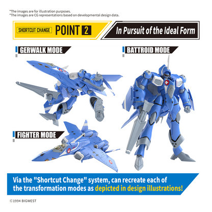 HG VF-22S Sturmvogel II [Maximilian Jenius Custom] [Preorder Q1 2025]