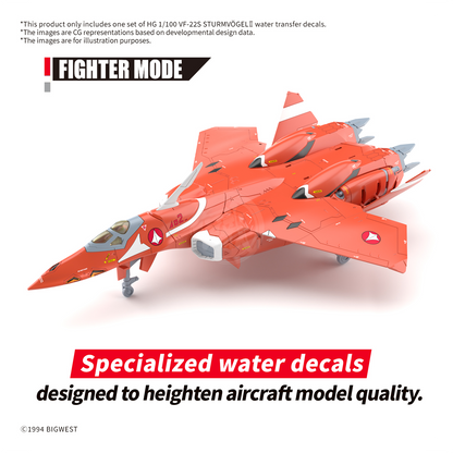 HG VF-22S Sturmvogel II Waterslide Decals