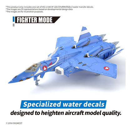 HG VF-22S Sturmvogel II Waterslide Decals