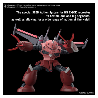 HG Z'Gok [Seed Freedom Ver.] [Preorder Q1 2025]