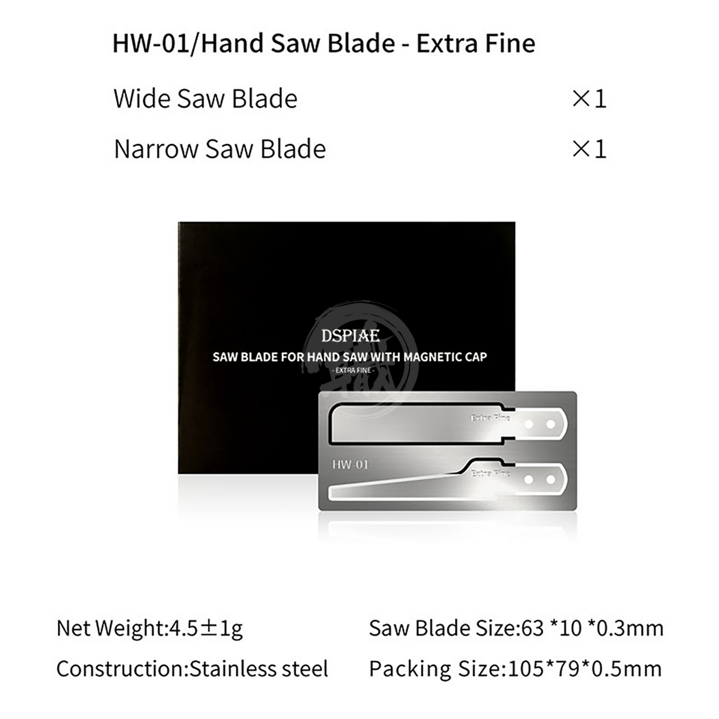 DSPIAE - Hand Saw Replacement Blades [Extra Fine] - ShokuninGunpla