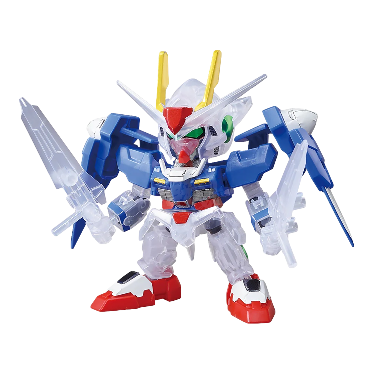 Bandai - SDEX OO Gundam [Solid Clear Ver.] [Ichiban Kuji Prize E] - ShokuninGunpla