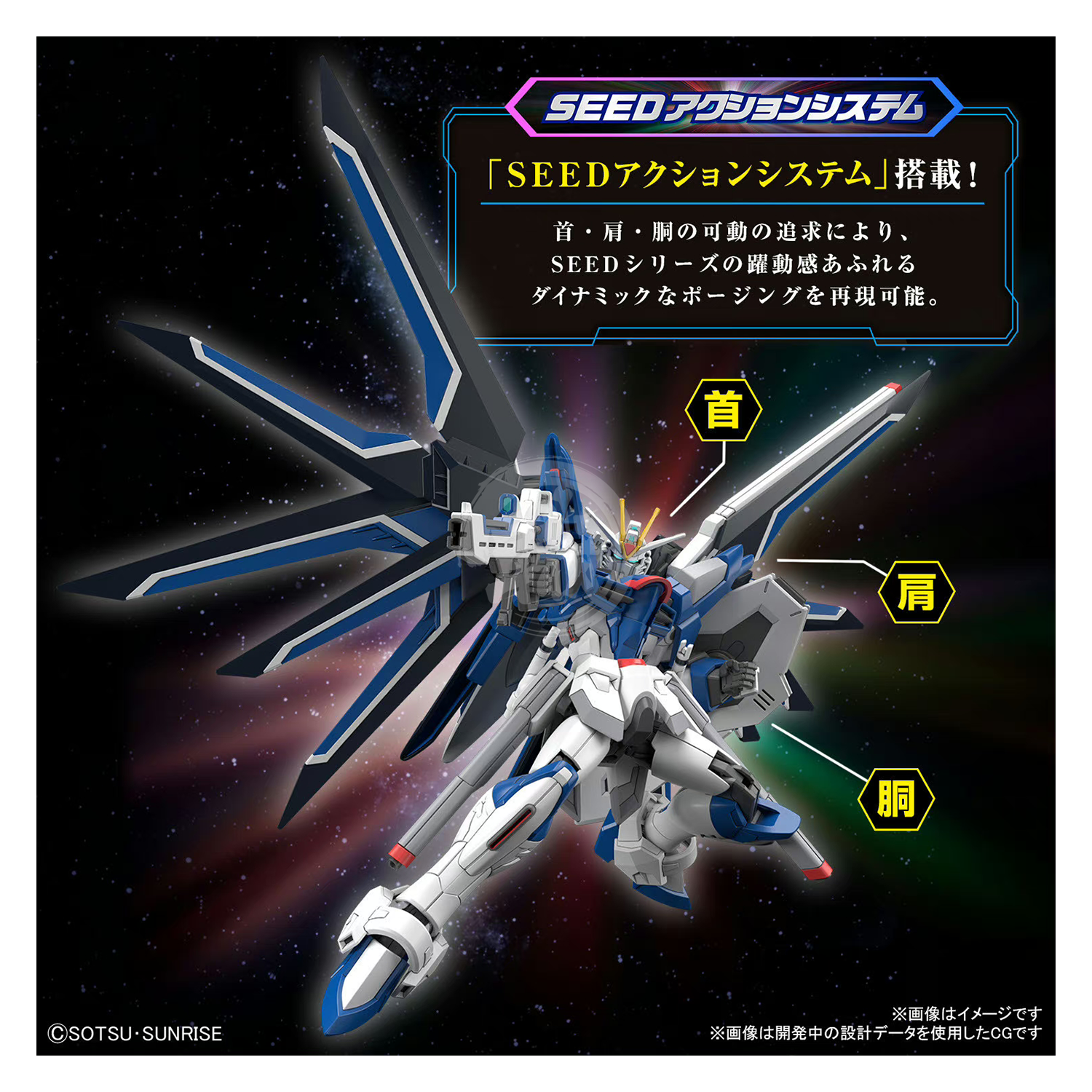 Bandai - HG Rising Freedom Gundam [Preorder Q1 2024] - ShokuninGunpla