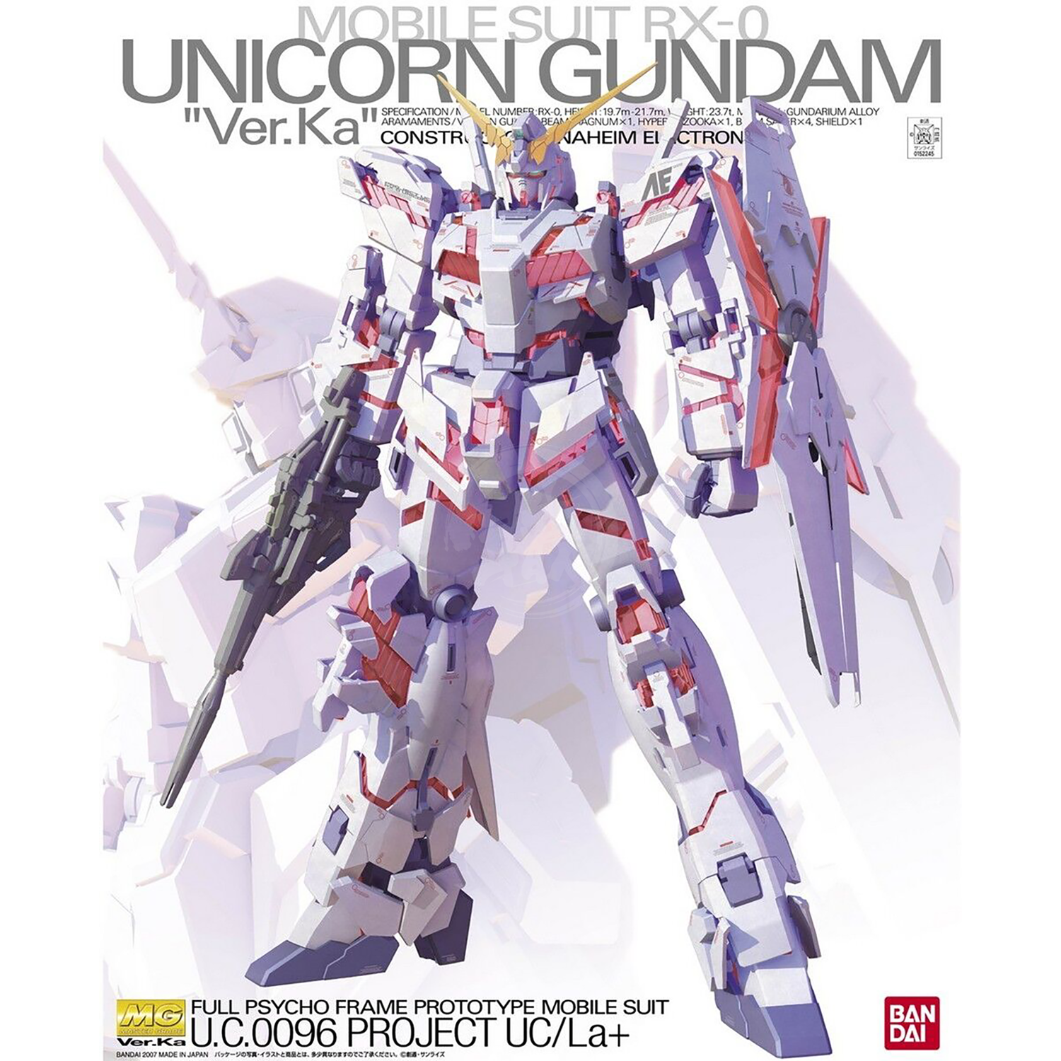 Bandai - MG Unicorn Gundam Ver.Ka - ShokuninGunpla