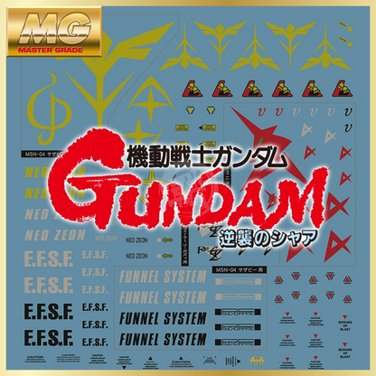 Gundam Decal 23 [MG Char's Counter Attack]